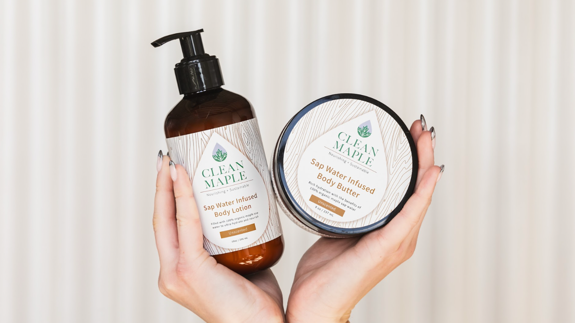 Introducing Our New Unscented Maple Sap Water-Infused Body Butter and Body Lotion