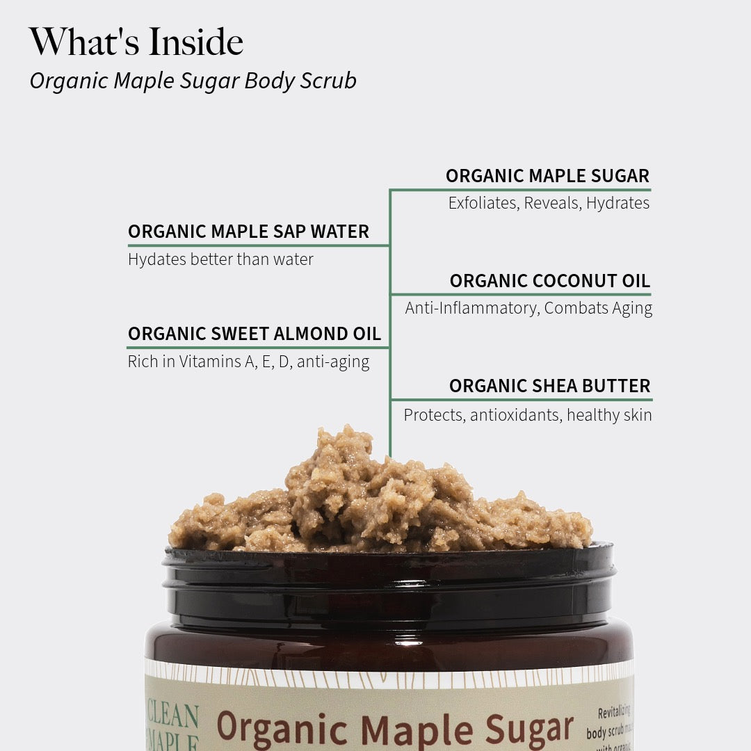 Organic Maple Sugar Body Scrub