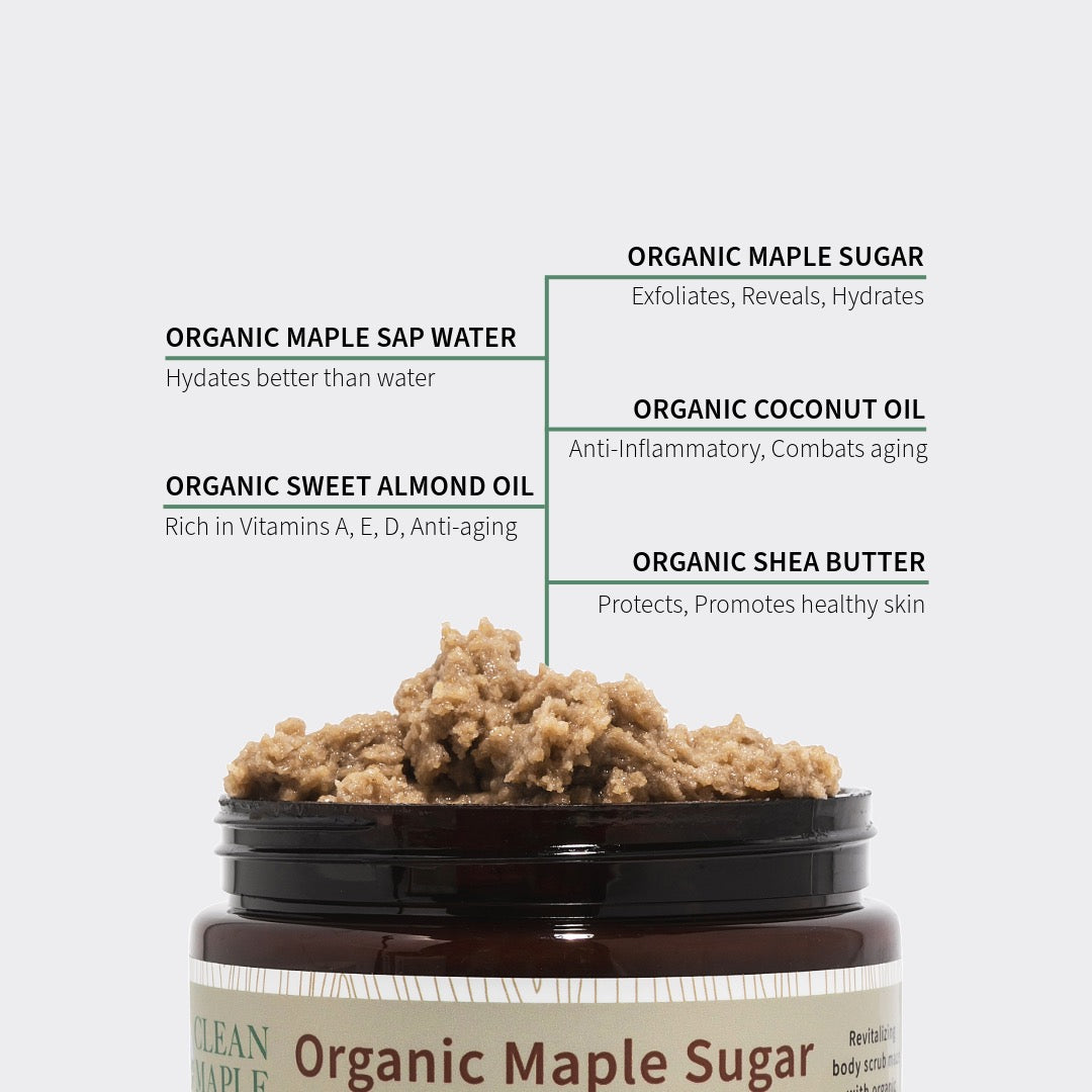 Organic Maple Sugar Body Scrub