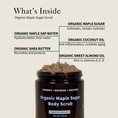 Organic Maple Sugar Body Scrub