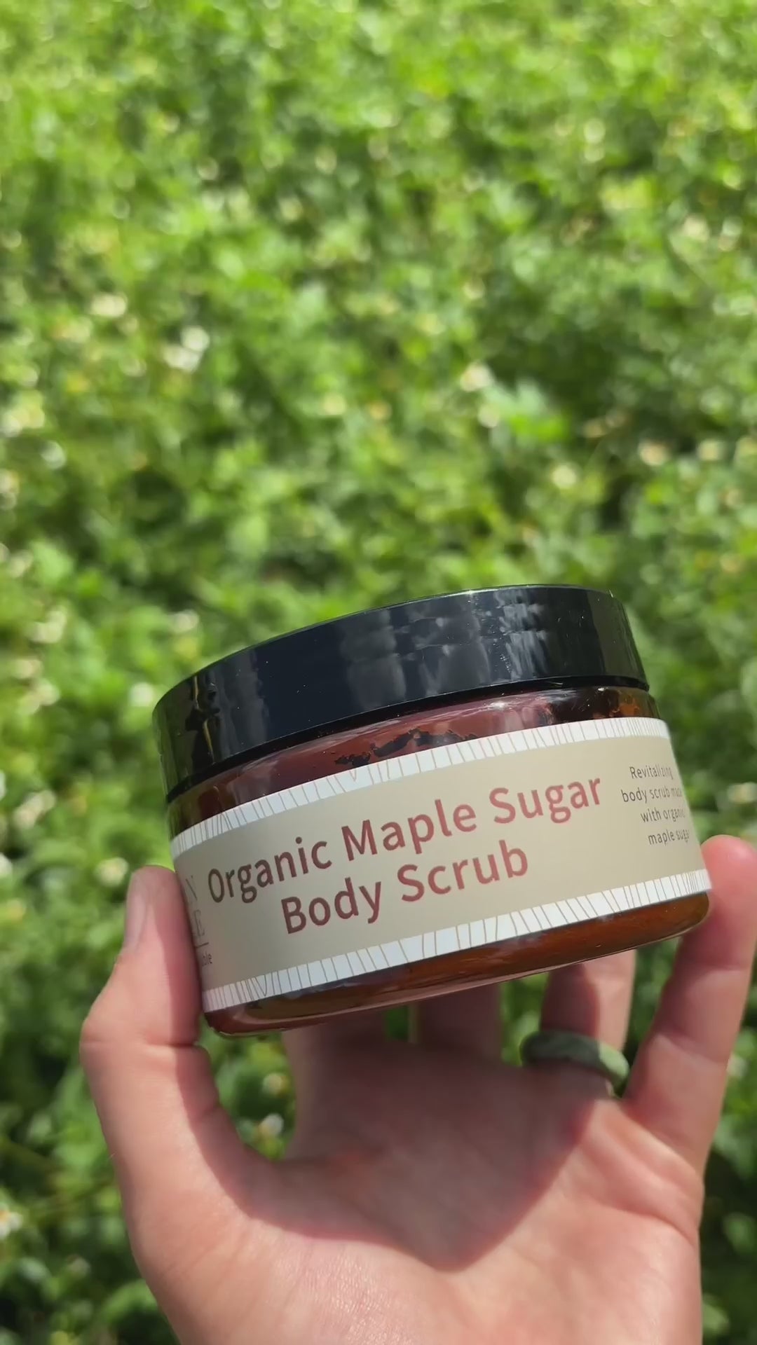 Organic Maple Sugar Body Scrub